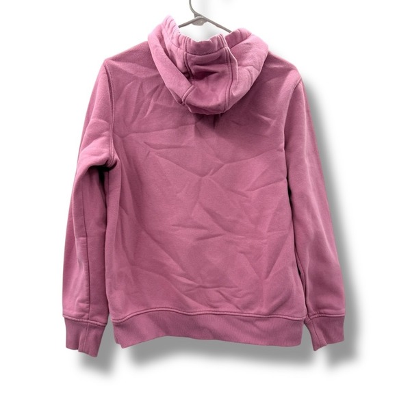 Carhartt Relaxed Fit Hoodie Girls' Medium Pink Logo Pullover Outdoor Casual - Picture 2 of 13